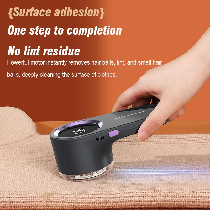 Portable Lint Remover for Clothes Rechargeable Fabric Shaver Electric Lint Shaver for Sweater USB Rechargeable Lint Remover