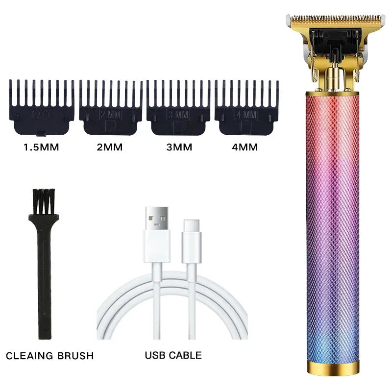 Professional Electric Hair Clipper for Men Rechargeable Hair Cutting Machine Barber Shaver Haircut Remover Hair Trimmer