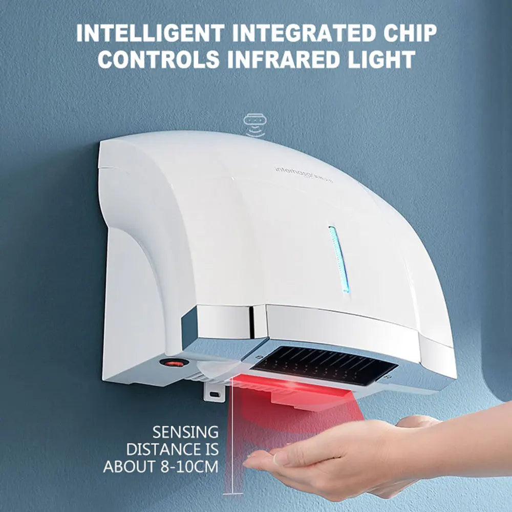 Fully Automatic Hand Dryer Induction Hot and Cold Hand Drying Machine Hotel Hand Dryer  sèche-mains осушитель