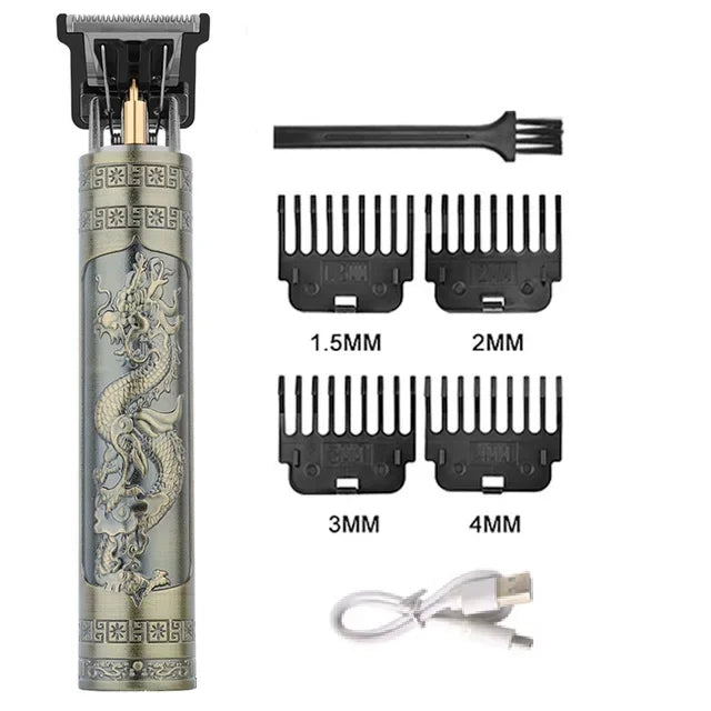 Men's T9 Carving Hair Trimmer Mini Electric Hair Clipper Beard Trimer Barber Cordless Hair Cutting Machine Haircut Edge Razor