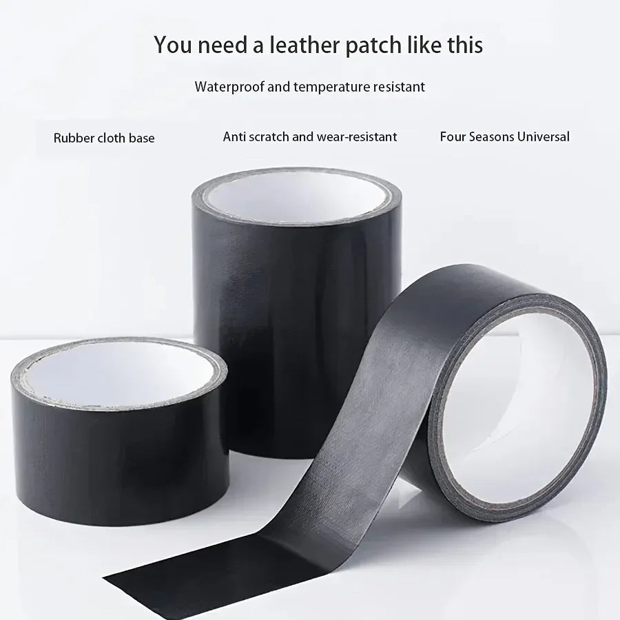 Black Leather Repair Tape – For E-Bike Seats, Chairs & Sofas